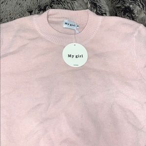 Petal and Pup NWT PINK Cropped Sweater